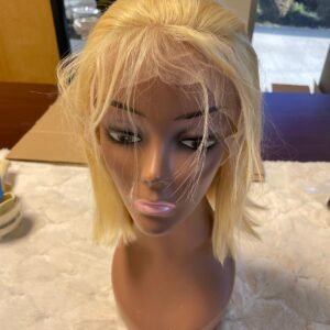 13x4 613 Blonde Bob Human Hair Lace Frontal Wig