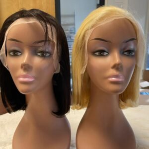 13x4 613 Blonde Bob Human Hair Lace Frontal Wig